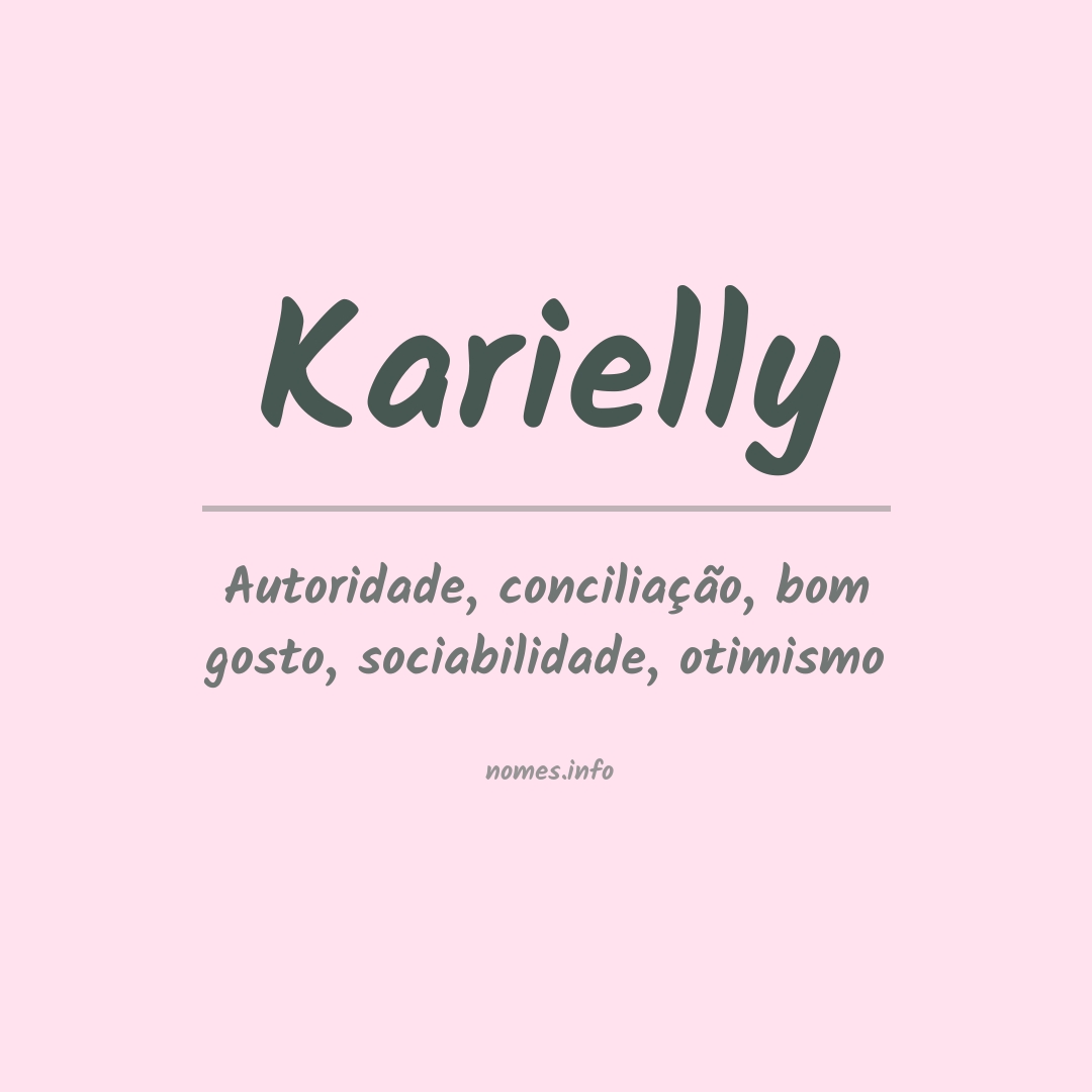 Significado do nome Karielly