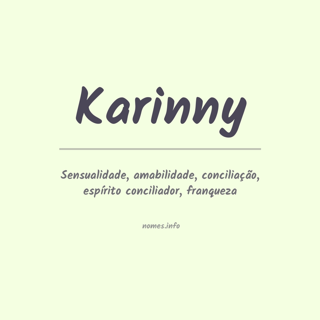 Significado do nome Karinny