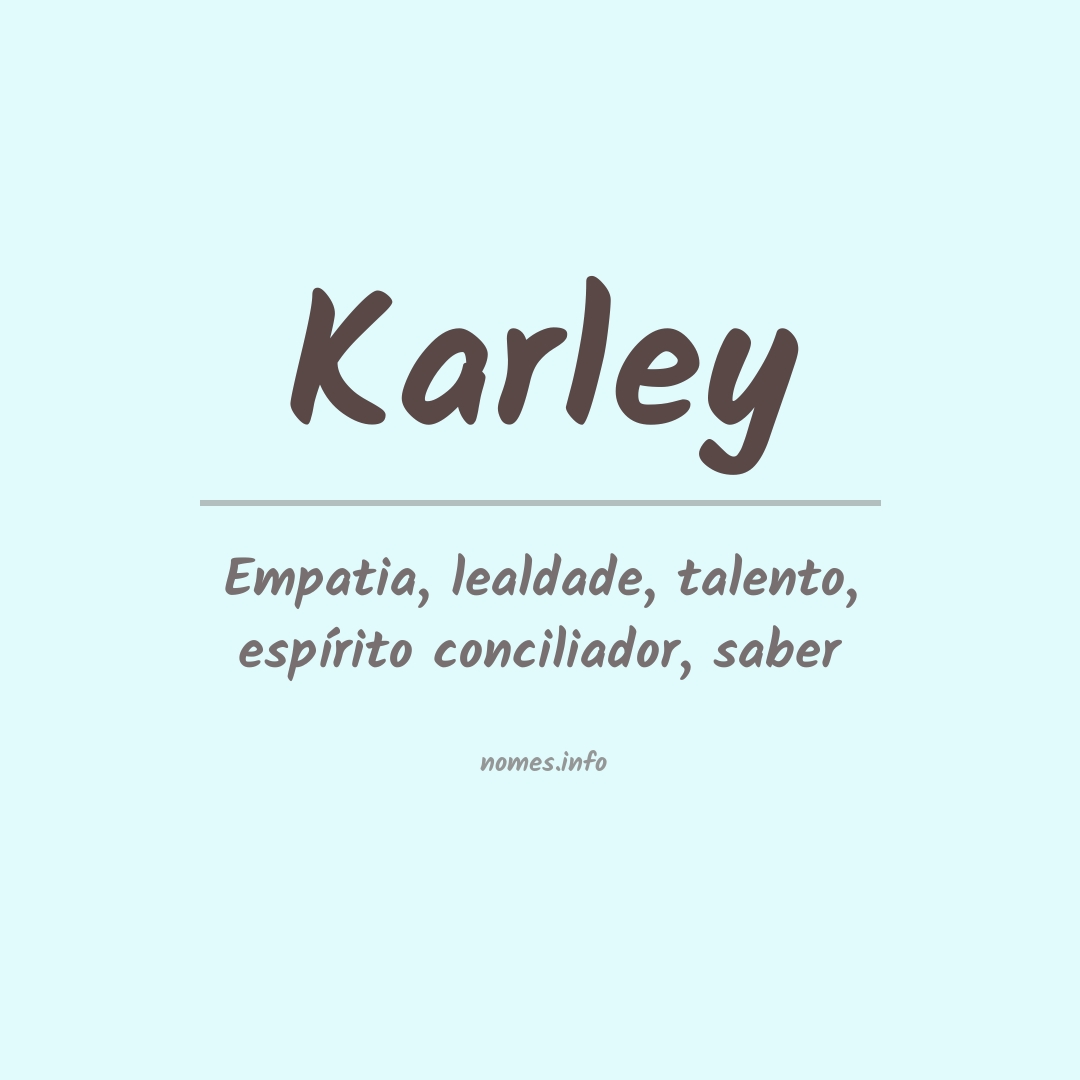 Significado do nome Karley