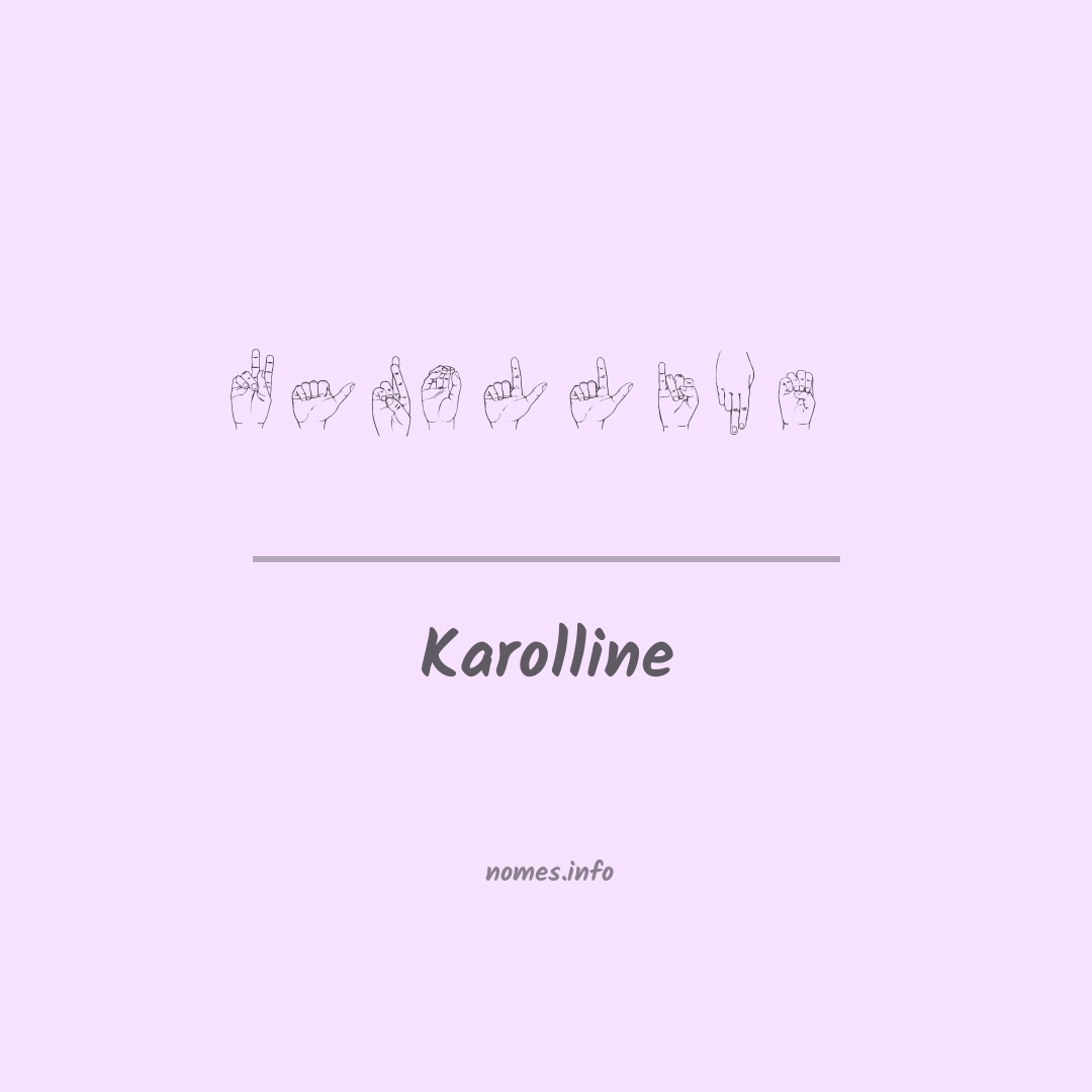 Karolline em Libras