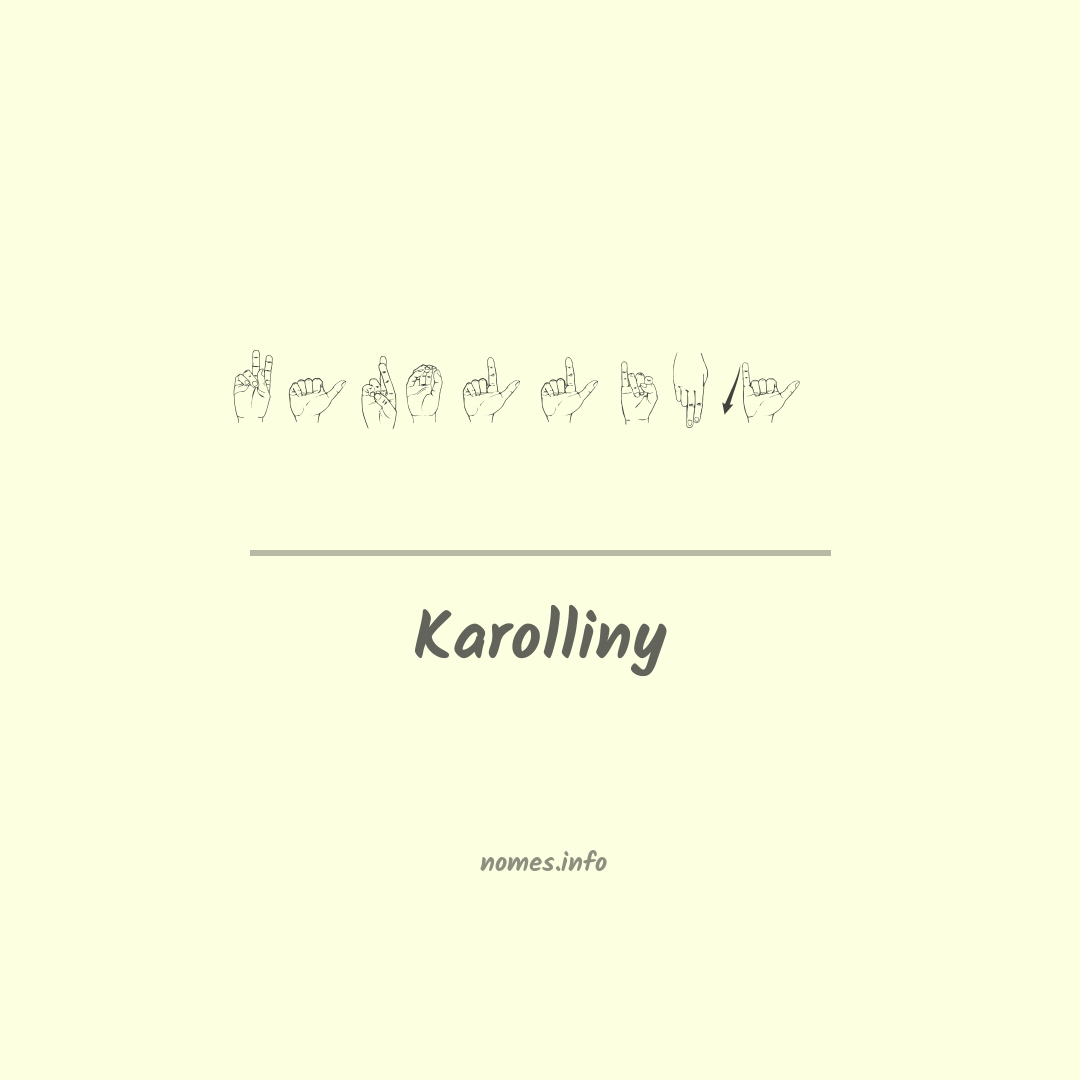 Karolliny em Libras