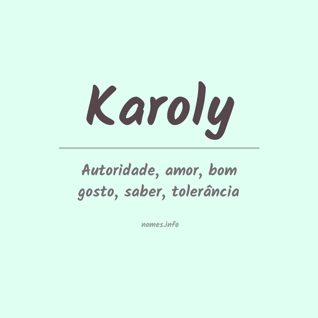 Significado do nome Karoly