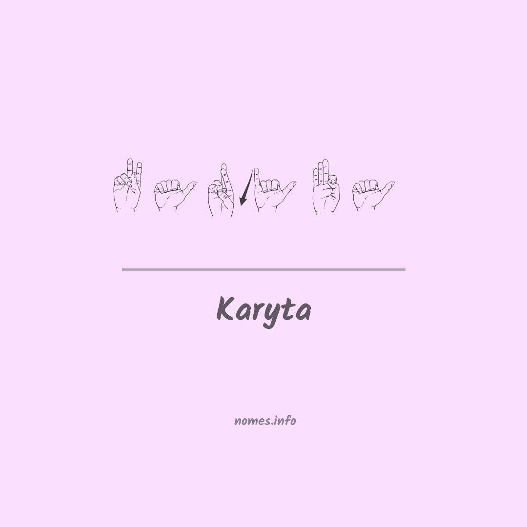 Karyta em Libras
