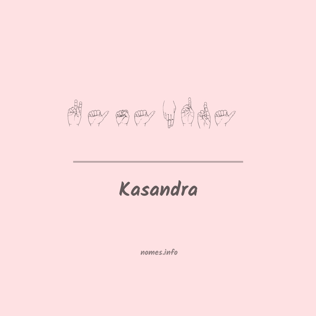 Kasandra em Libras