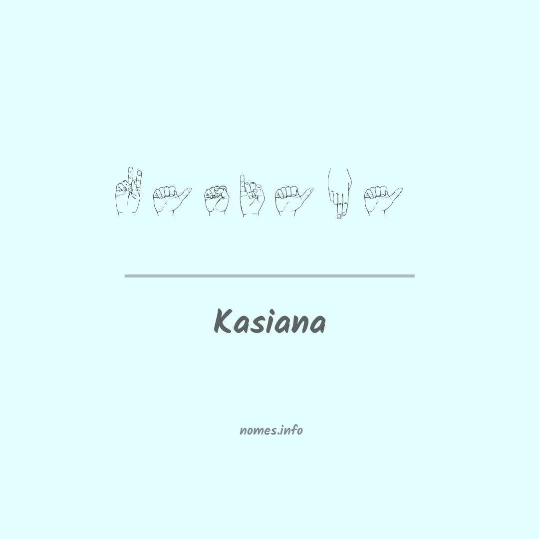 Kasiana em Libras