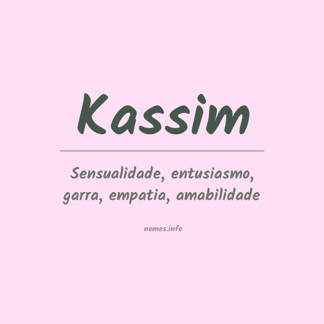 Significado do nome Kassim