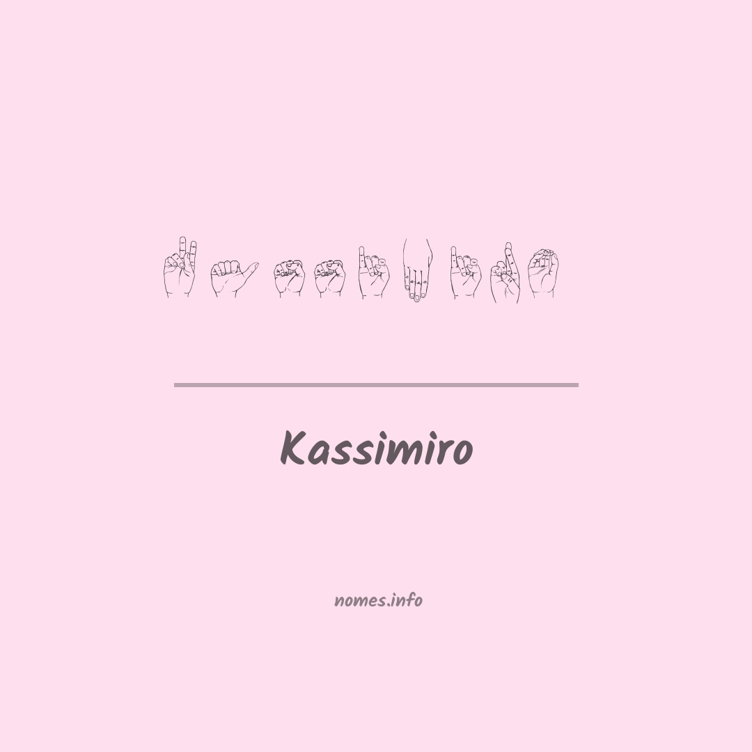 Kassimiro em Libras