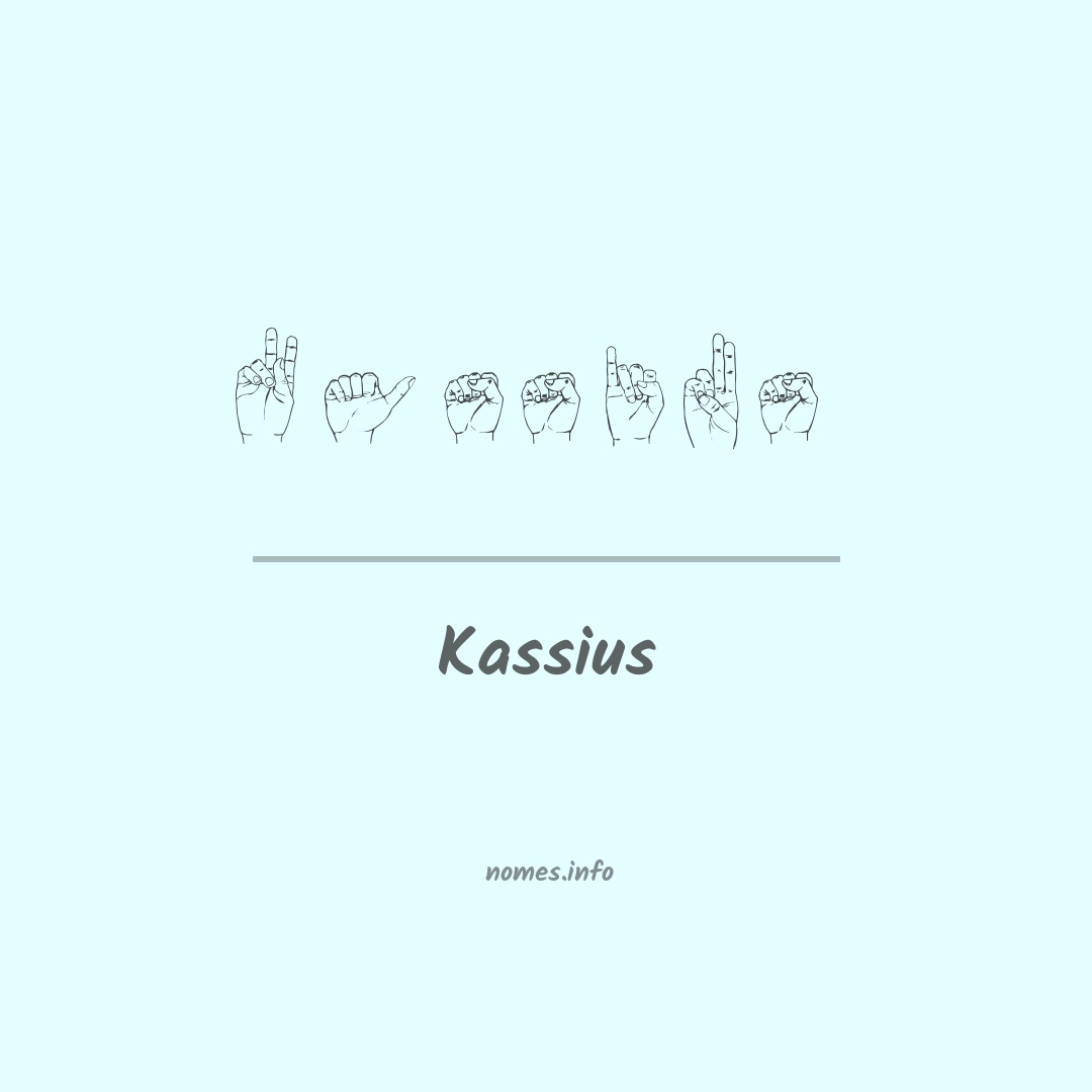 Kassius em Libras