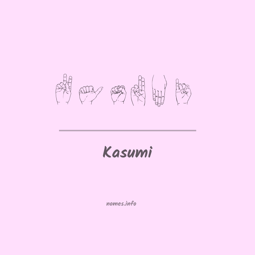 Kasumi em Libras