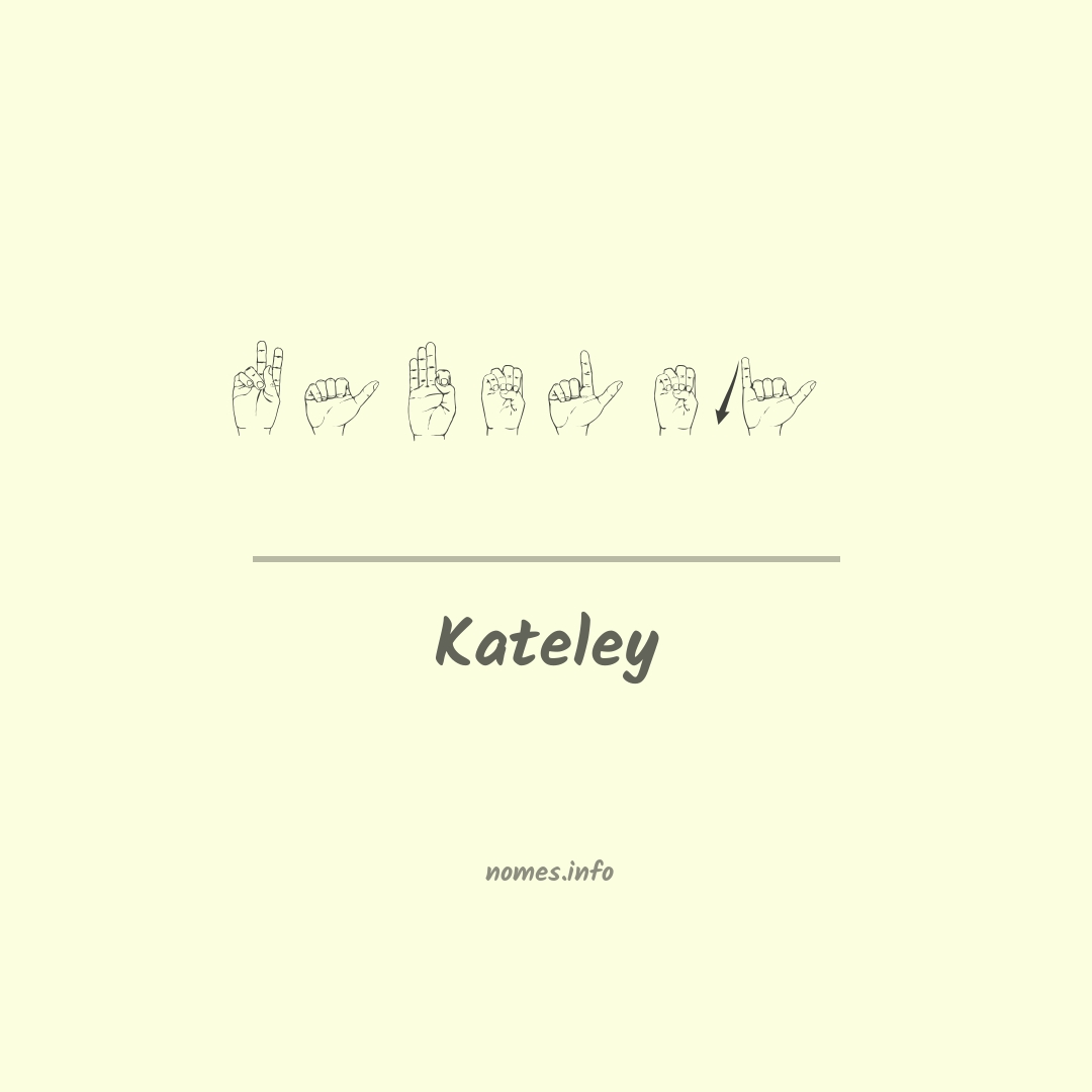 Kateley em Libras