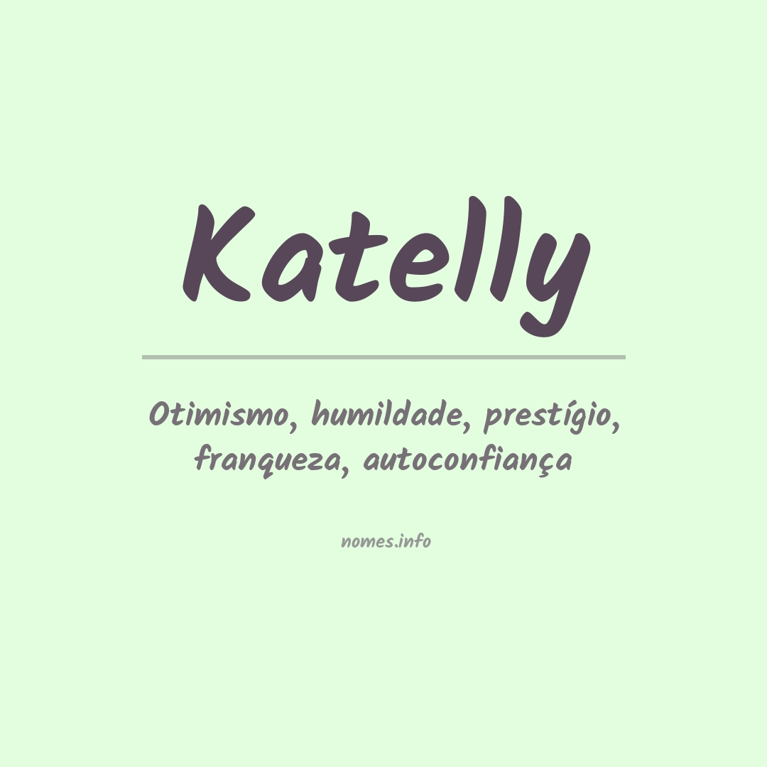 Significado do nome Katelly