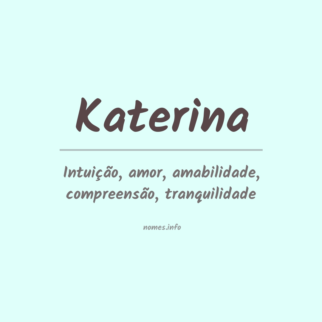Significado do nome Katerina