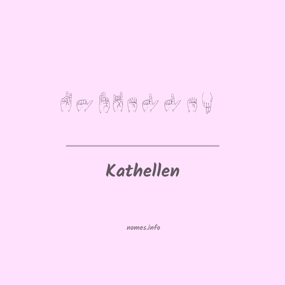 Kathellen em Libras