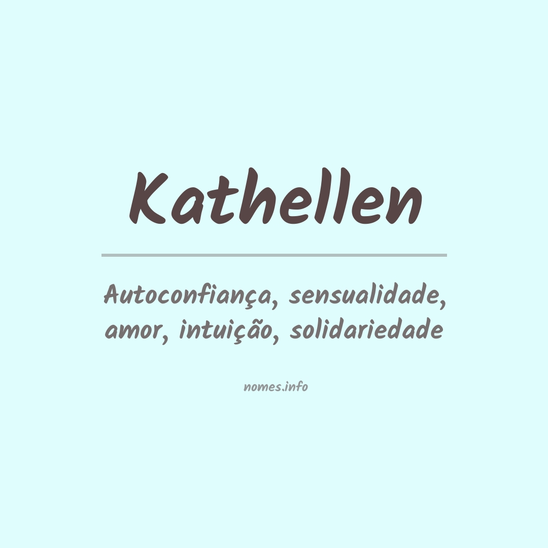 Significado do nome Kathellen