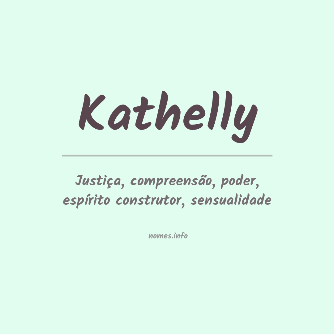 Significado do nome Kathelly