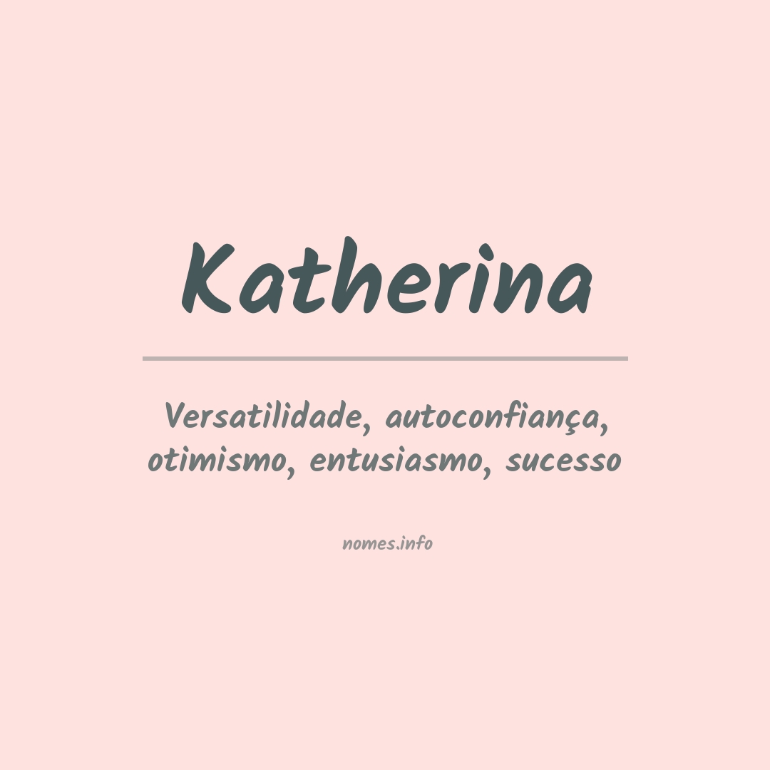 Significado do nome Katherina