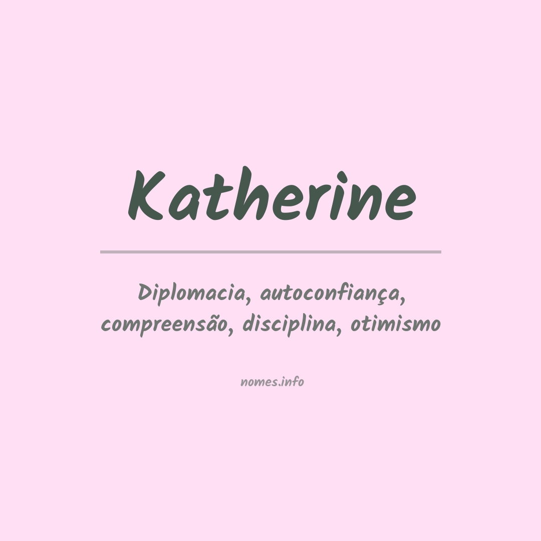 Significado do nome Katherine