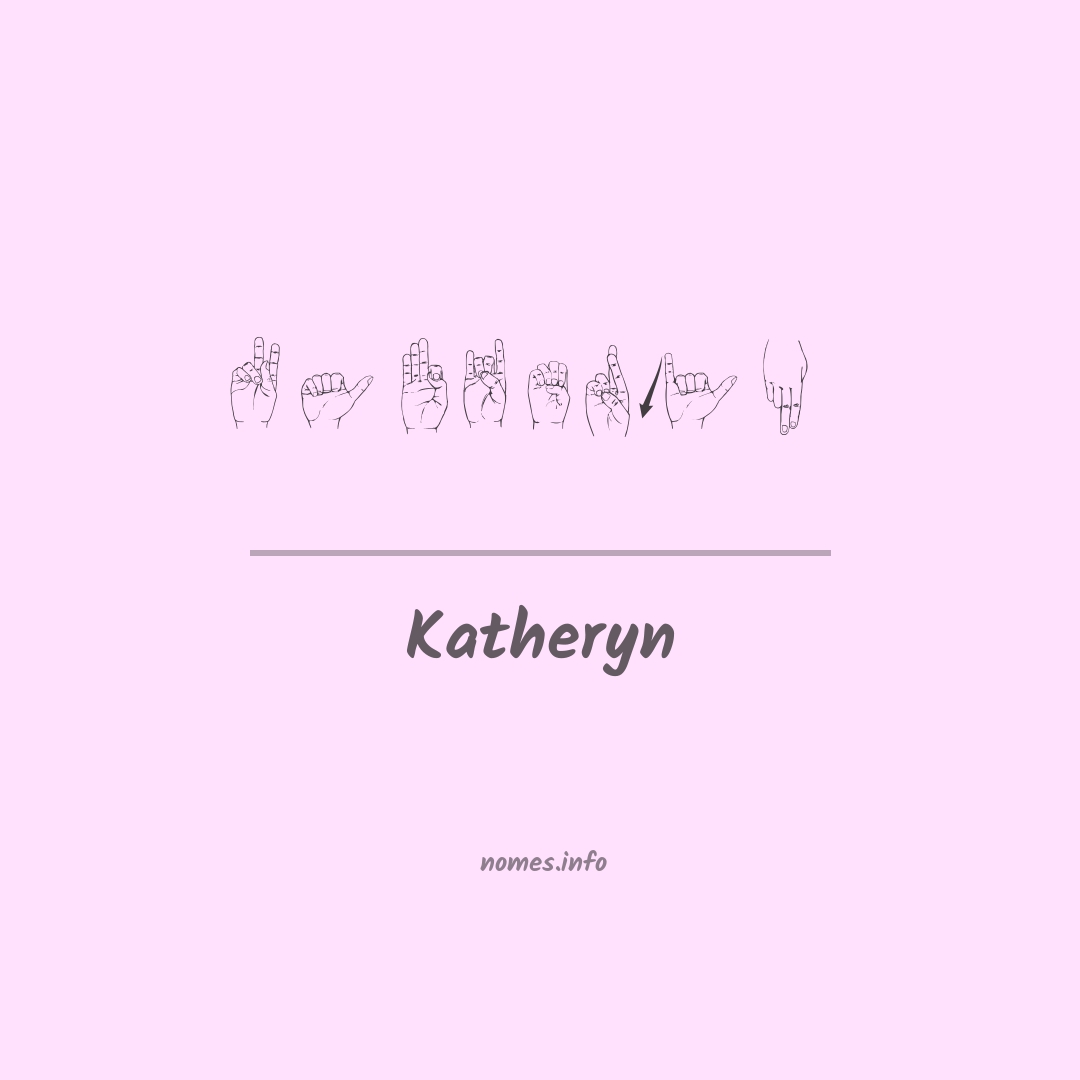 Katheryn em Libras