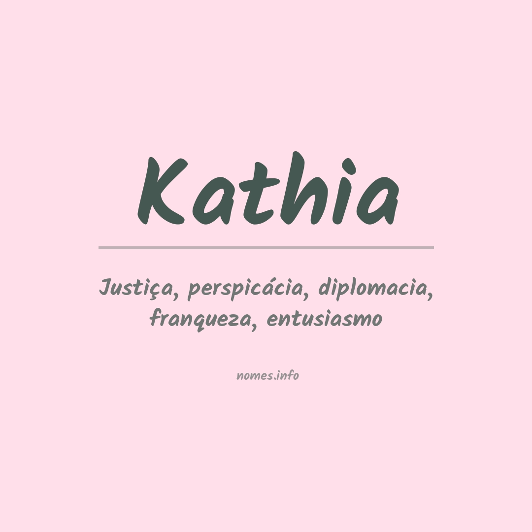 Significado do nome Kathia