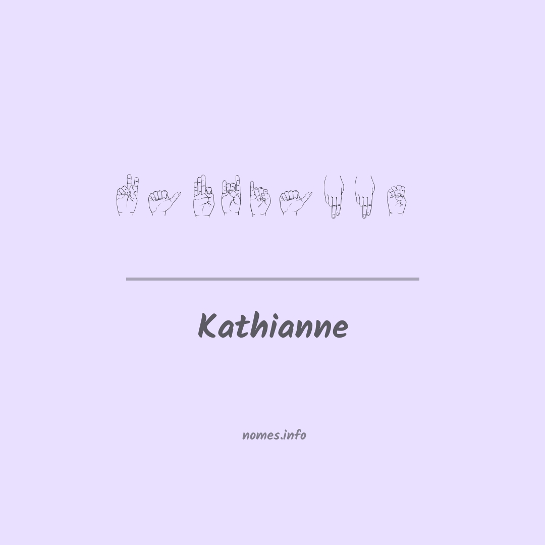Kathianne em Libras