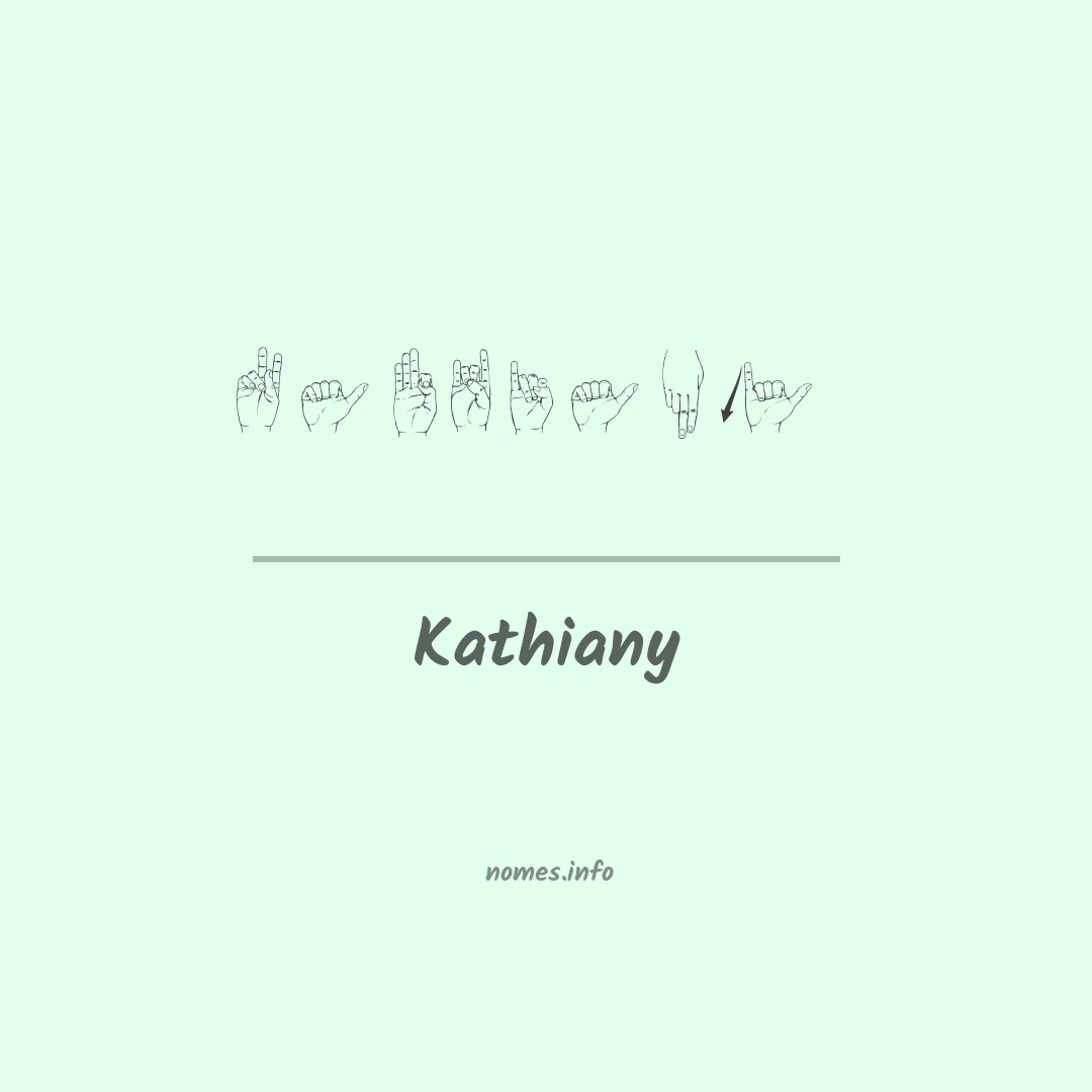 Kathiany em Libras