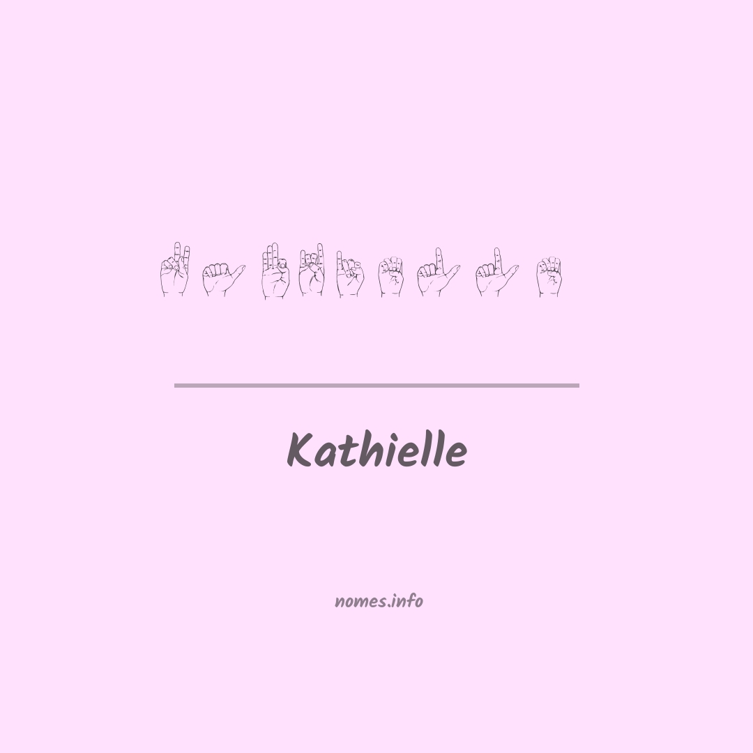 Kathielle em Libras
