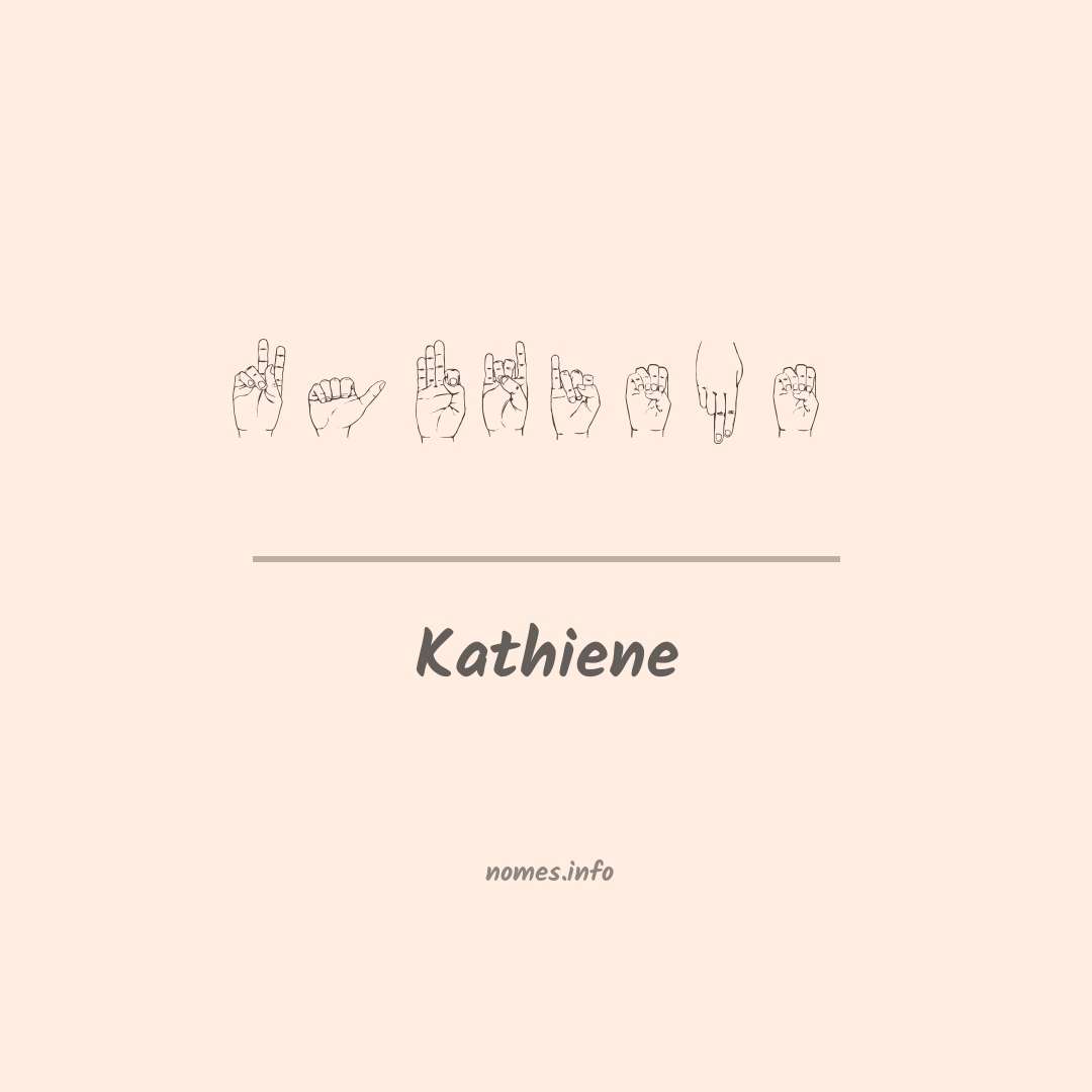 Kathiene em Libras