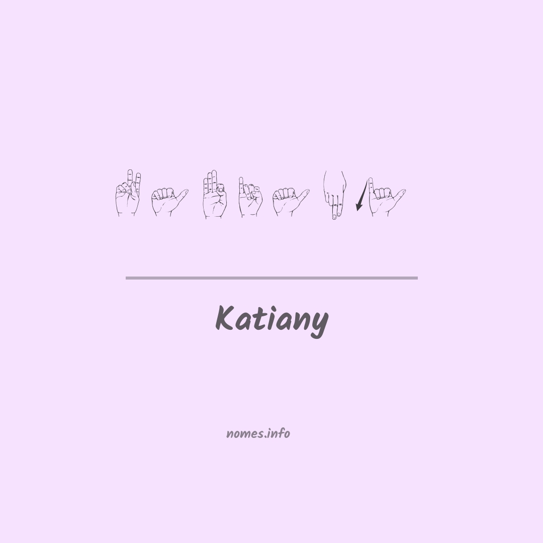 Katiany em Libras