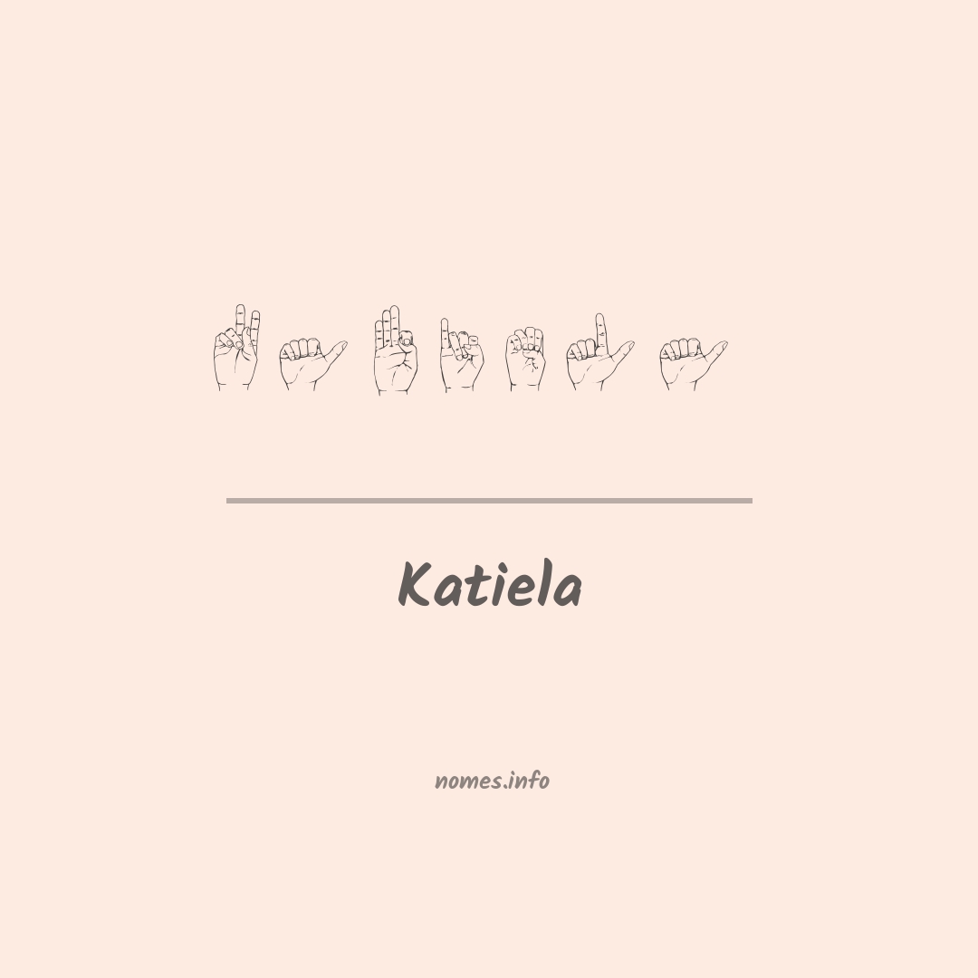 Katiela em Libras