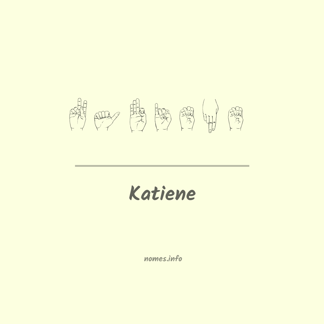Katiene em Libras