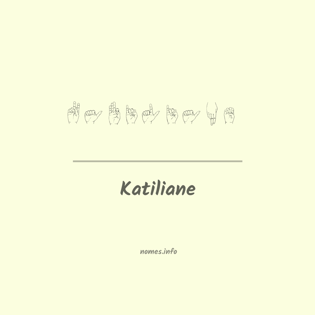 Katiliane em Libras