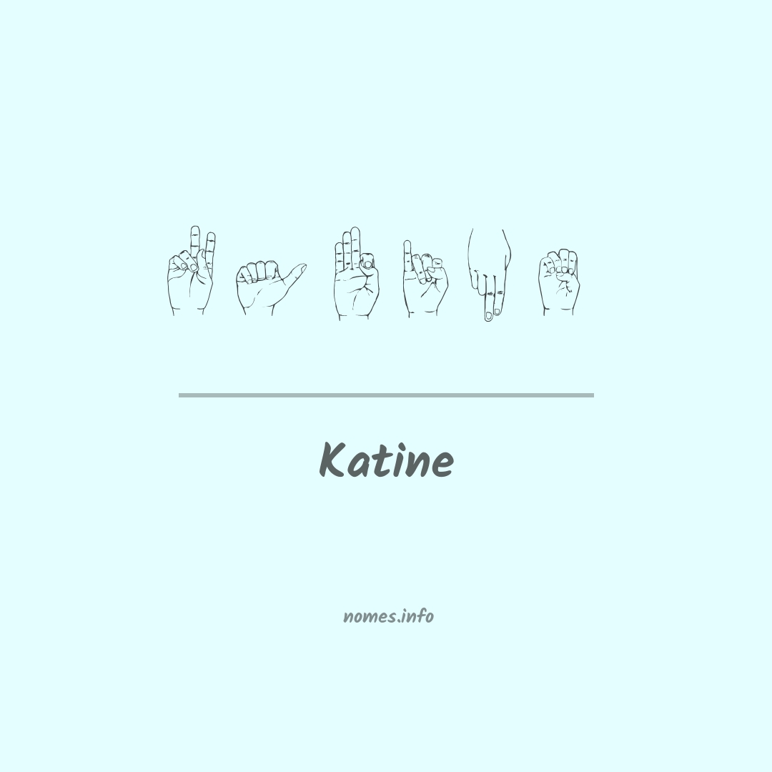 Katine em Libras