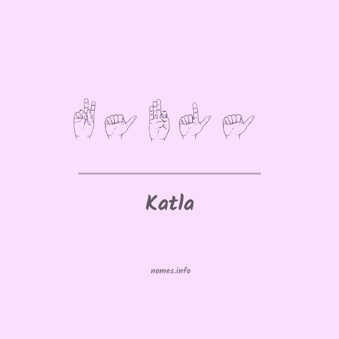 Katla em Libras