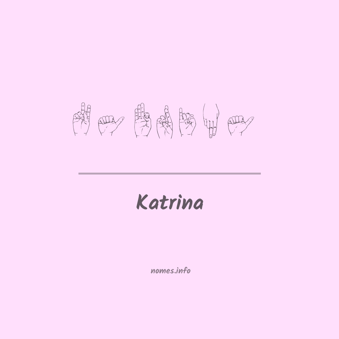 Katrina em Libras