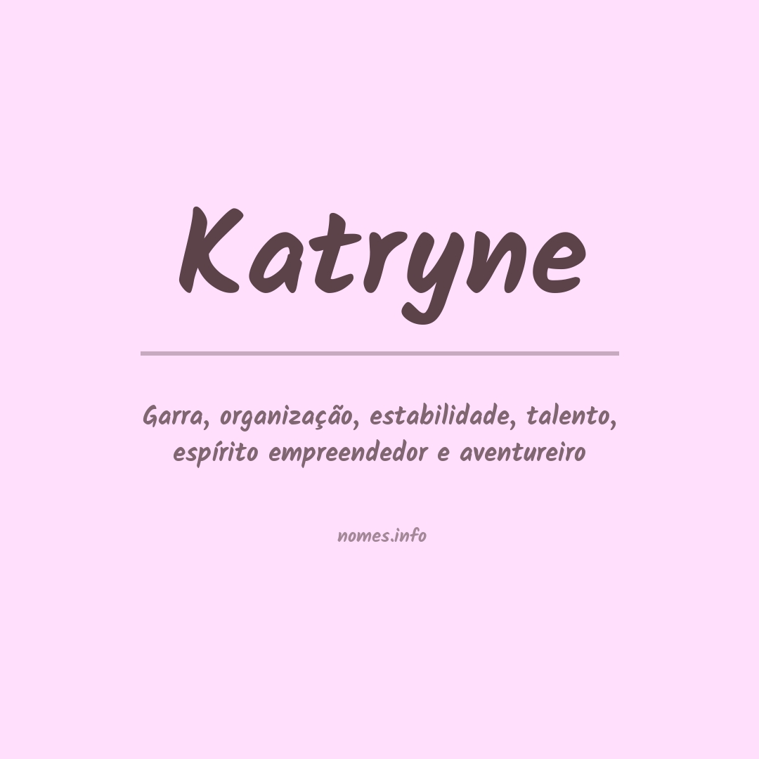 Significado do nome Katryne