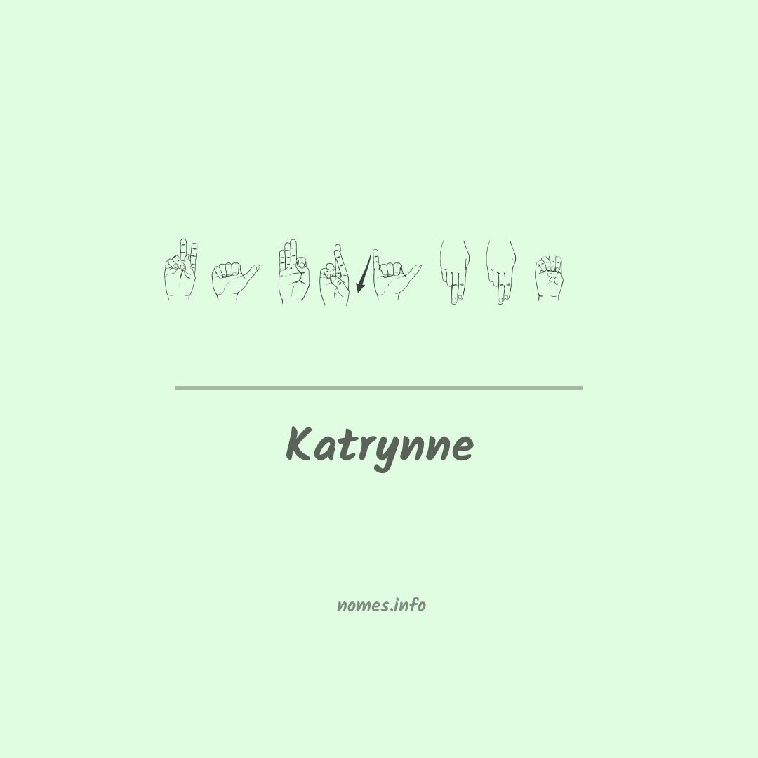 Katrynne em Libras