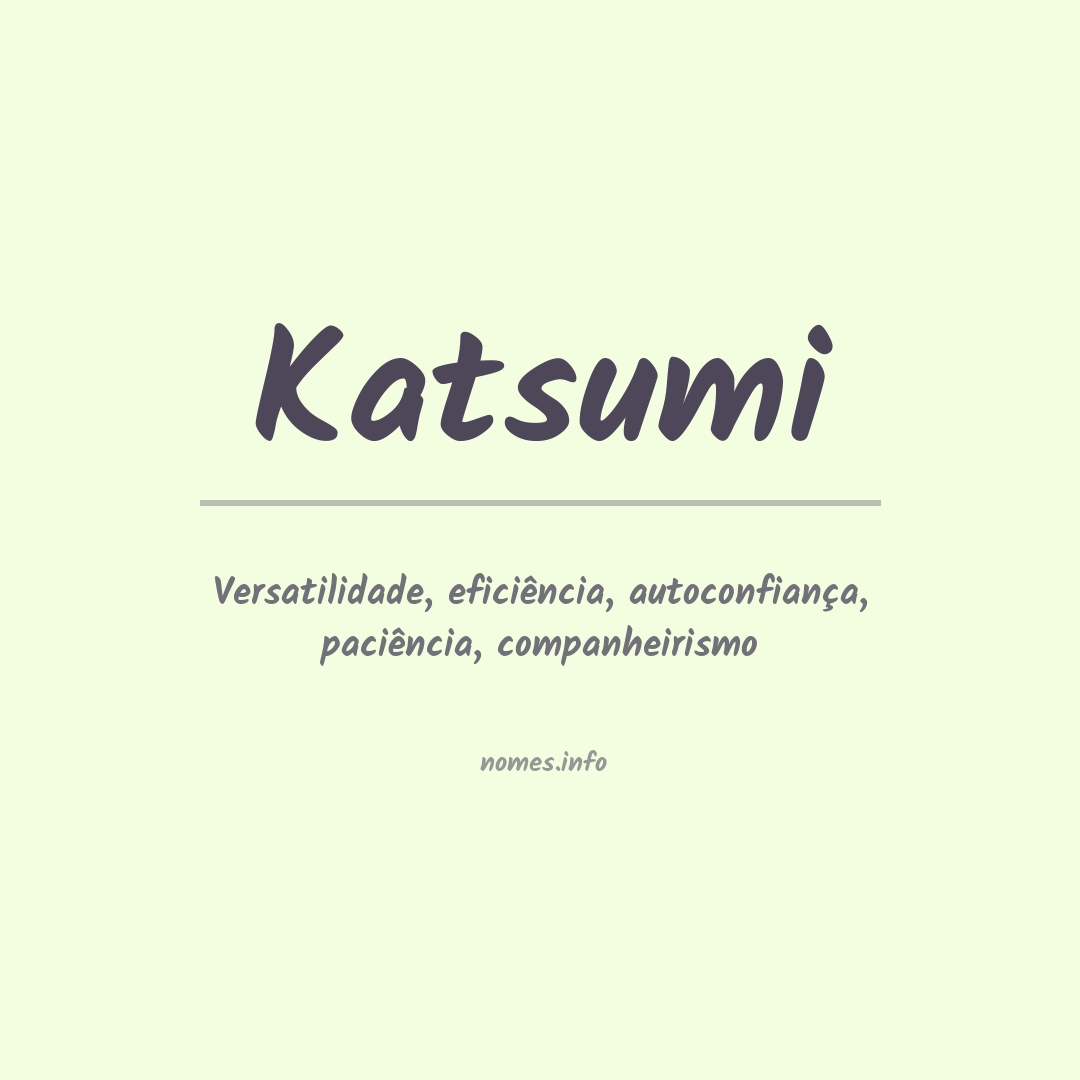 Significado do Nome Katsuo - Significado dos Nomes