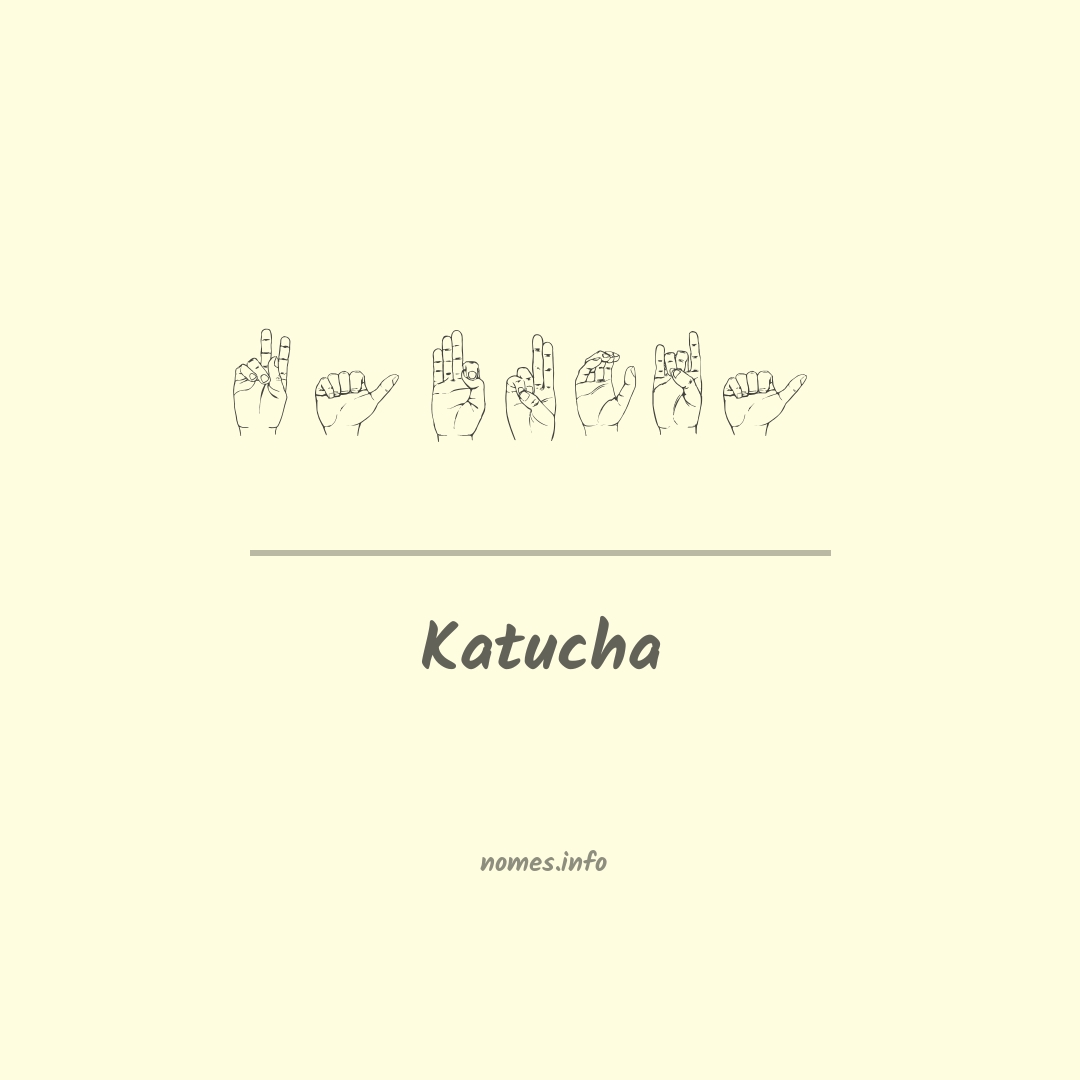 Katucha em Libras