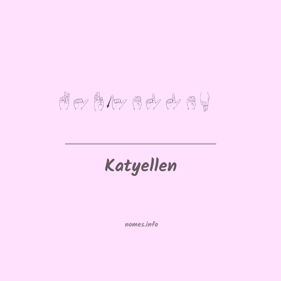 Katyellen em Libras