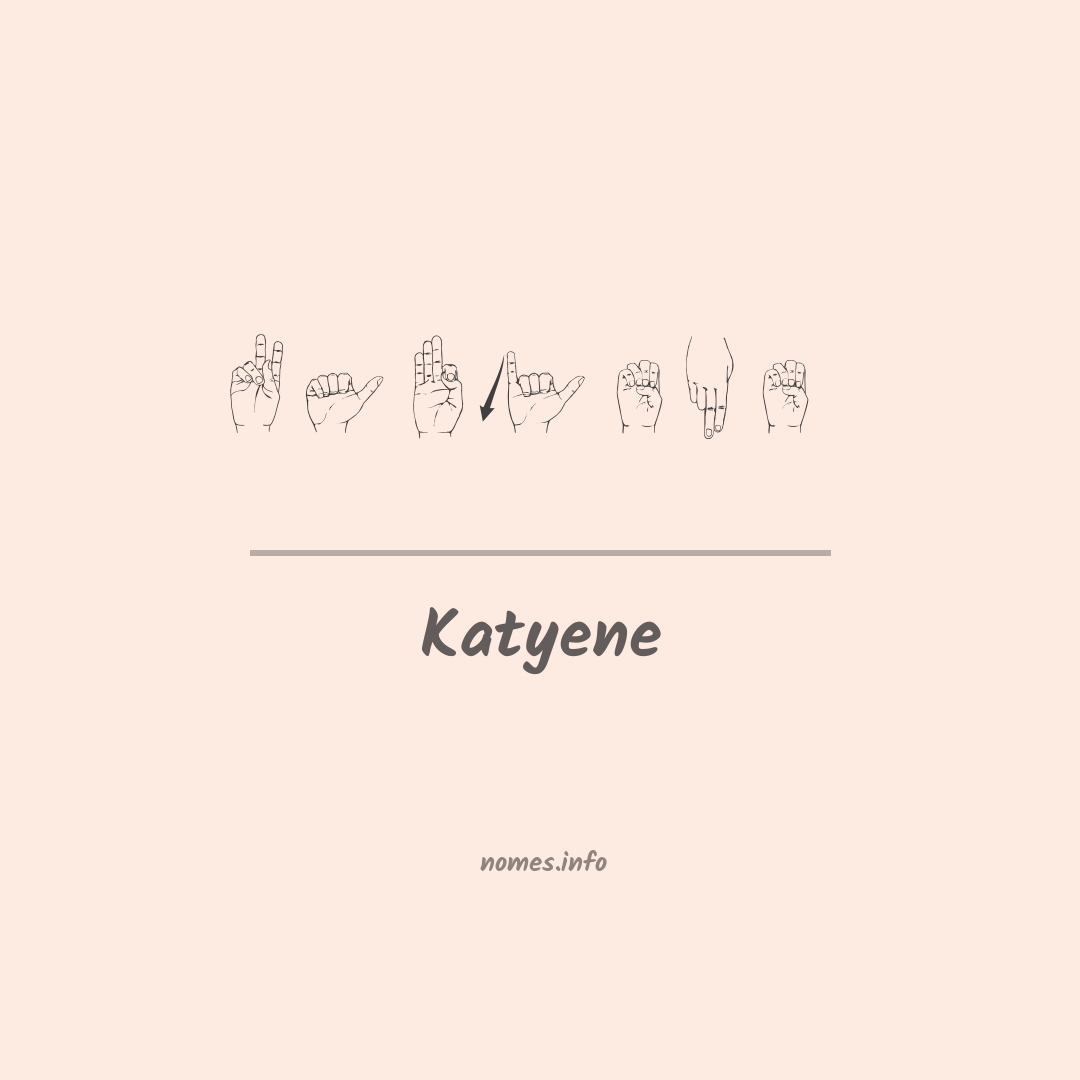 Katyene em Libras