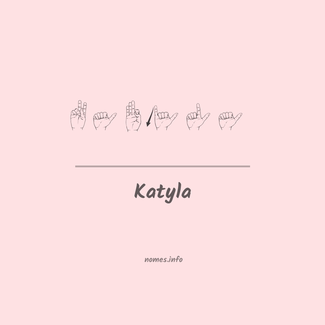Katyla em Libras
