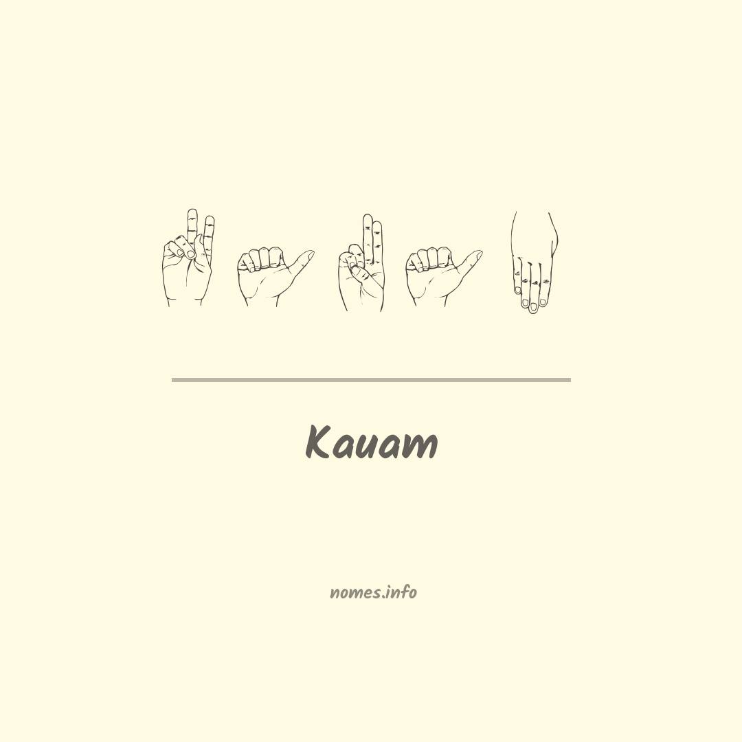 Kauam em Libras
