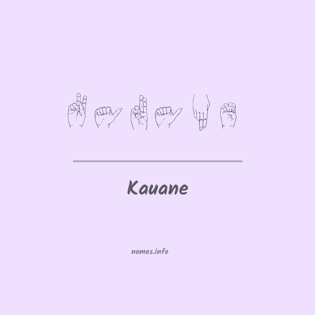 Kauane em Libras