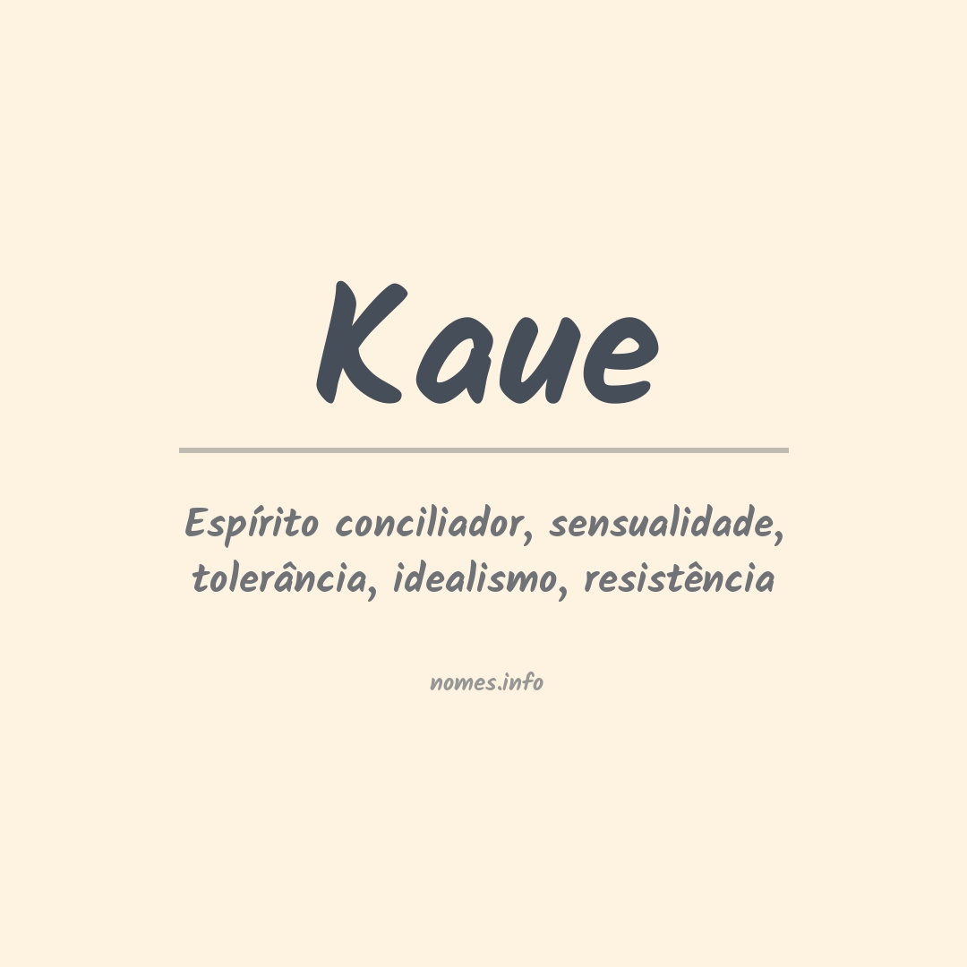 Significado do nome Kaue