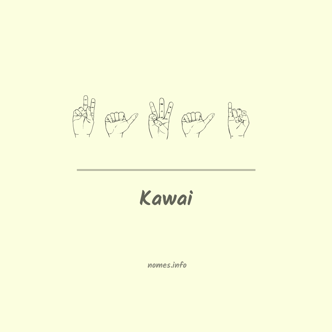 Kawai em Libras