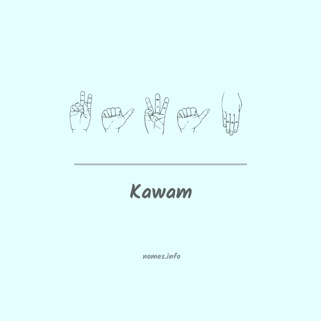 Kawam em Libras