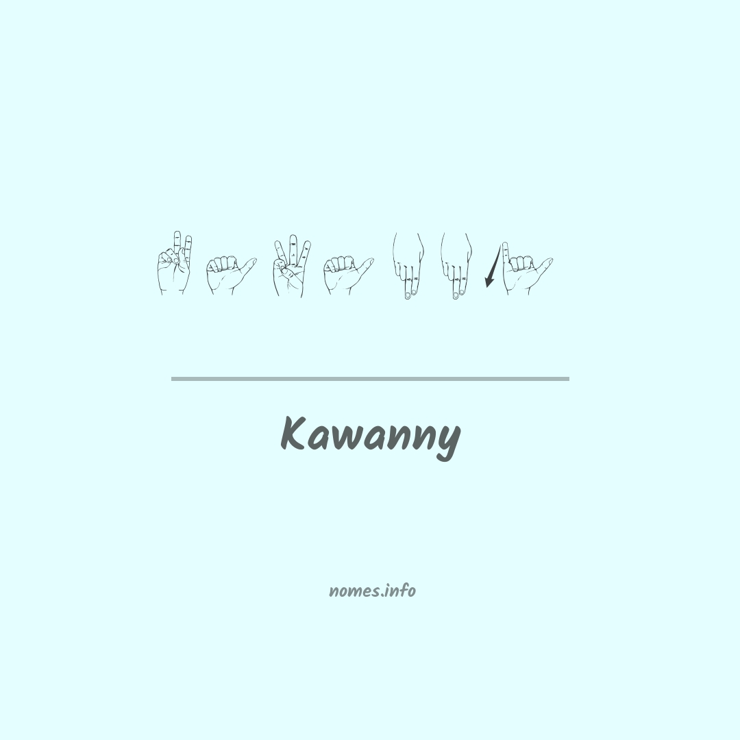 Kawanny em Libras