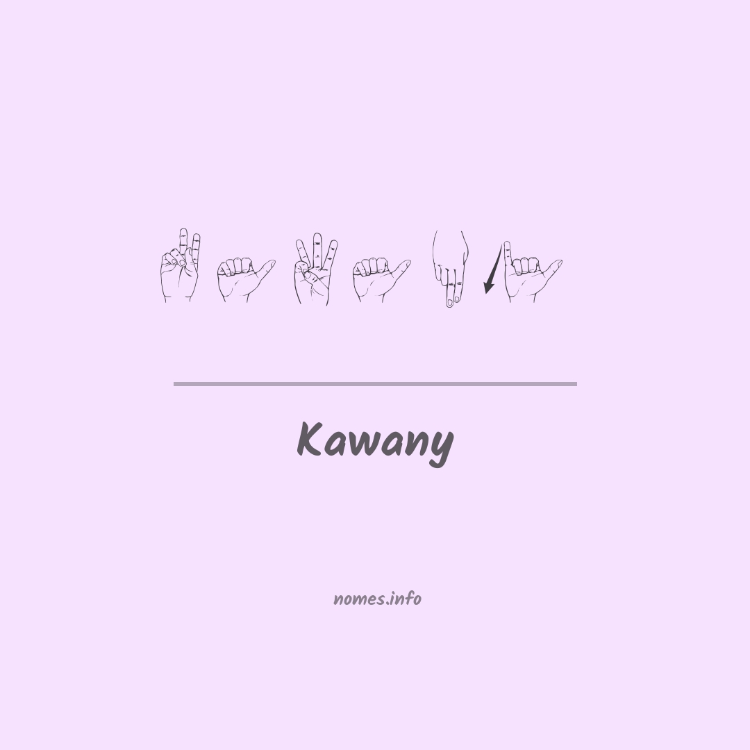 Kawany em Libras