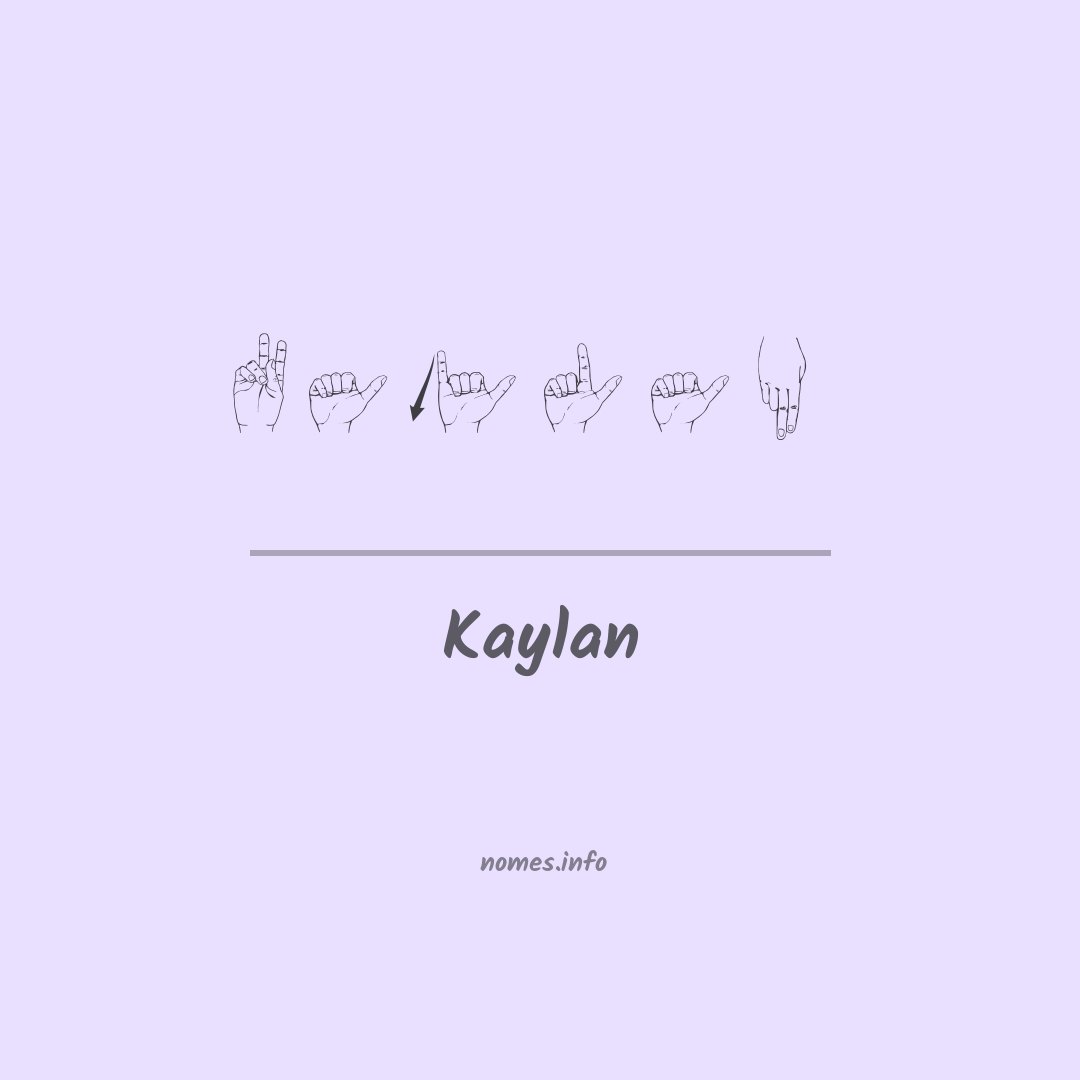 Kaylan em Libras