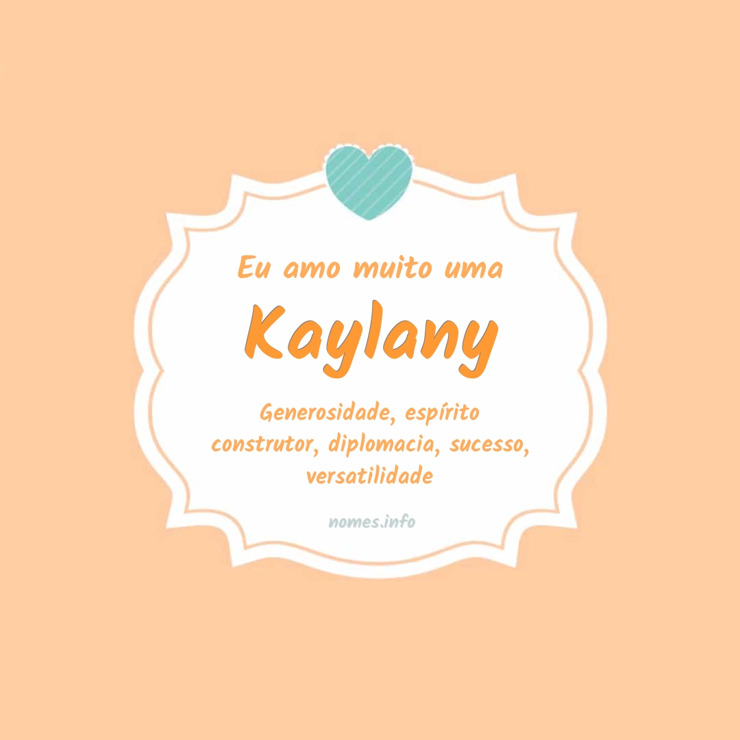 Eu amo muito Kaylany